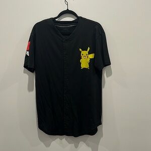 POKEMON PIKACHU BASEBALL JERSEY